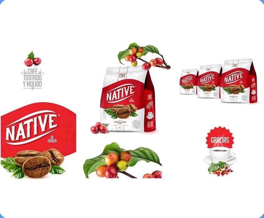 Native coffee packaging