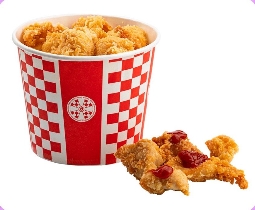 Branded chicken bucket