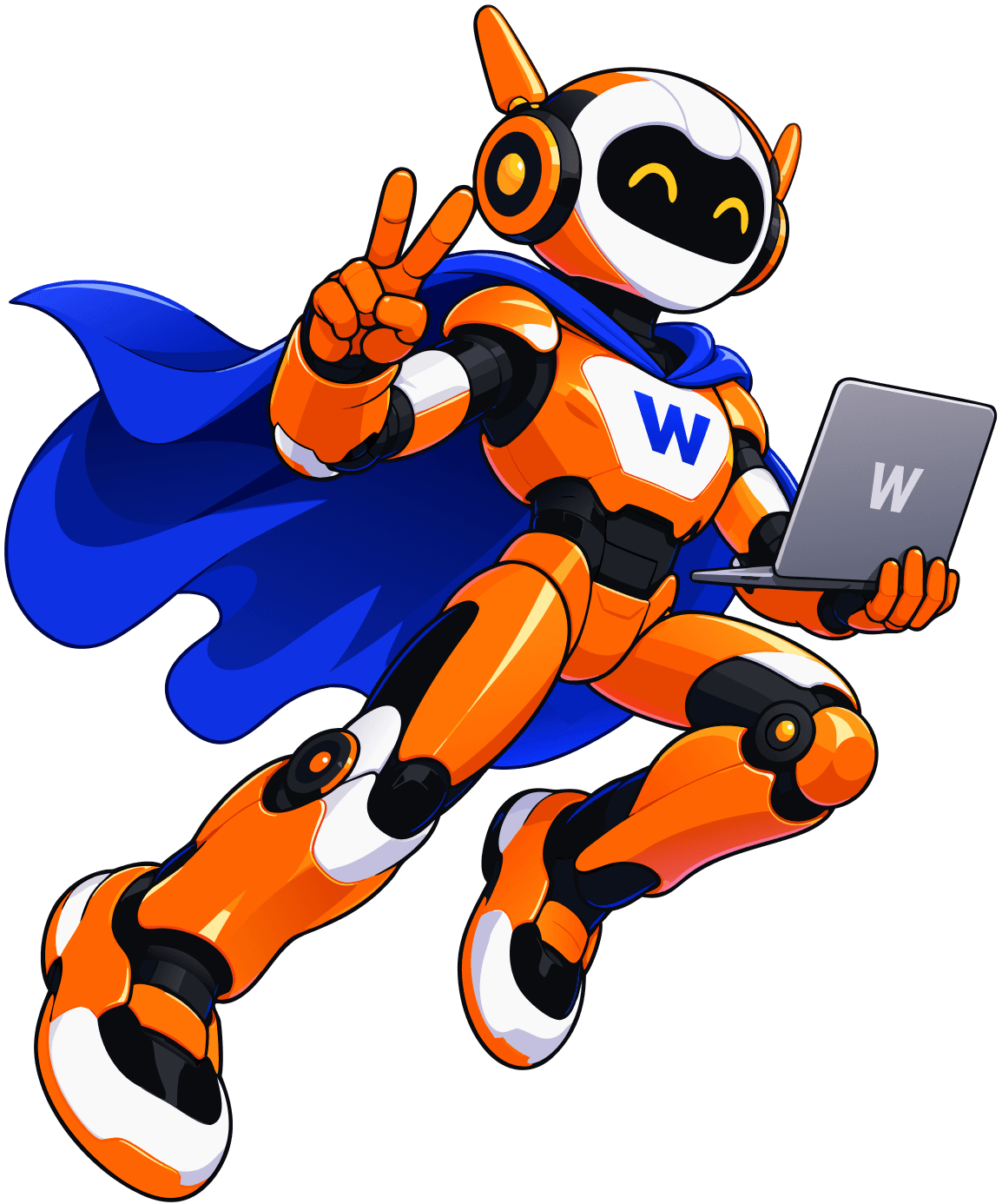 Webman robot — the studio’s mascot